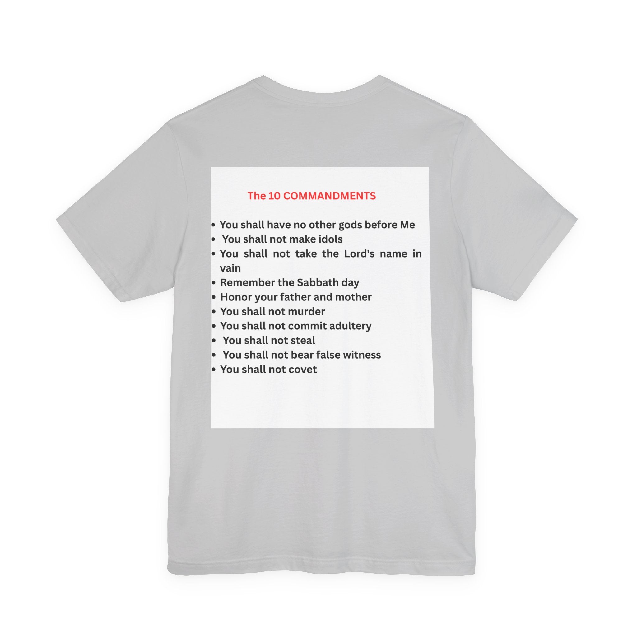 Ten Commandments Tablet T-shirt | Religious Scripture Apparel