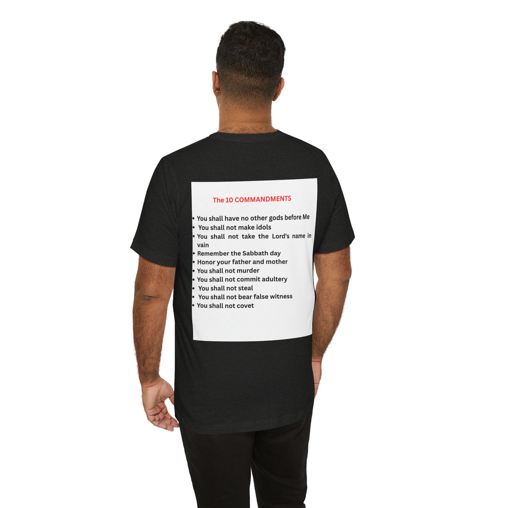 Ten Commandments Tablet T-shirt | Religious Scripture Apparel