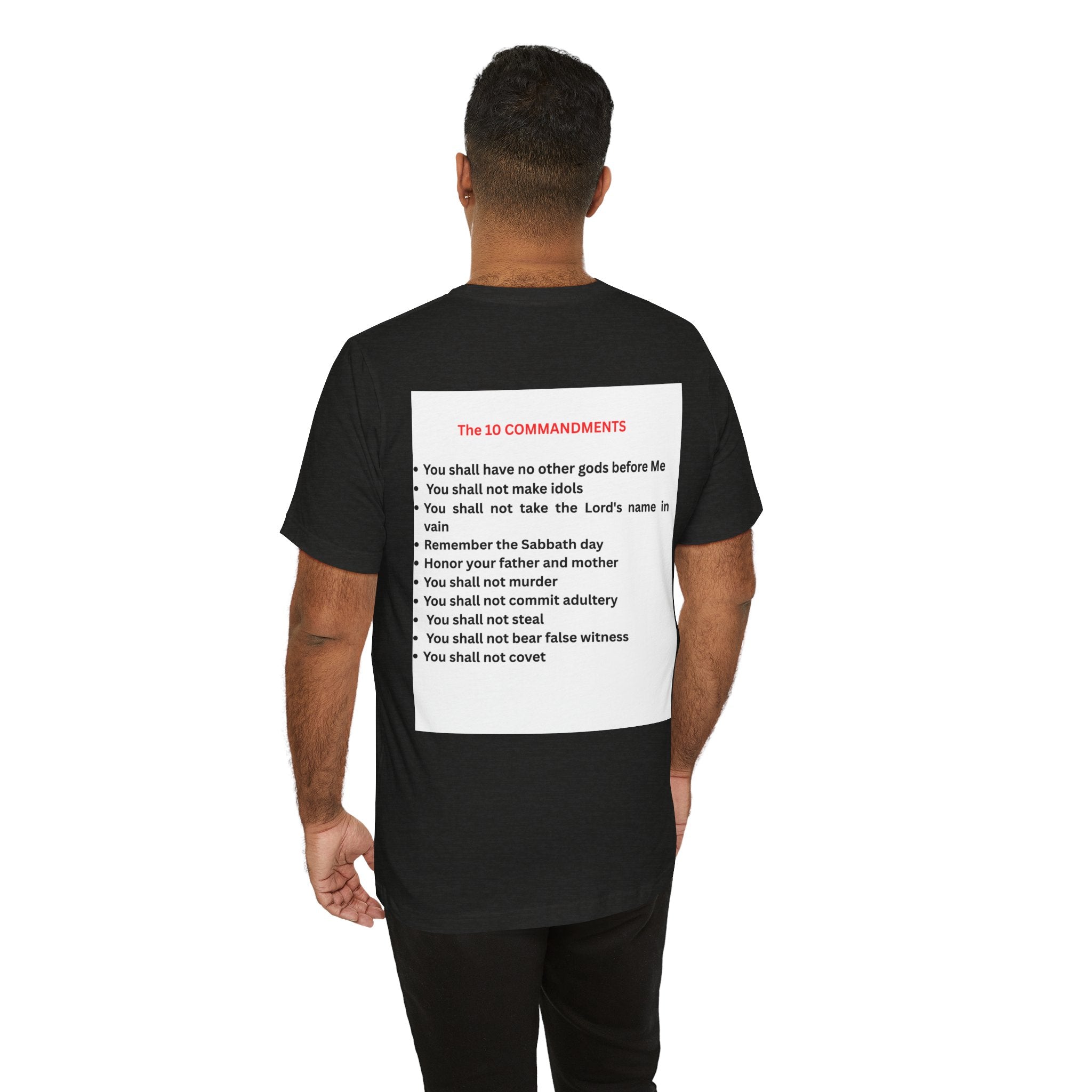 Ten Commandments Tablet T-shirt | Religious Scripture Apparel