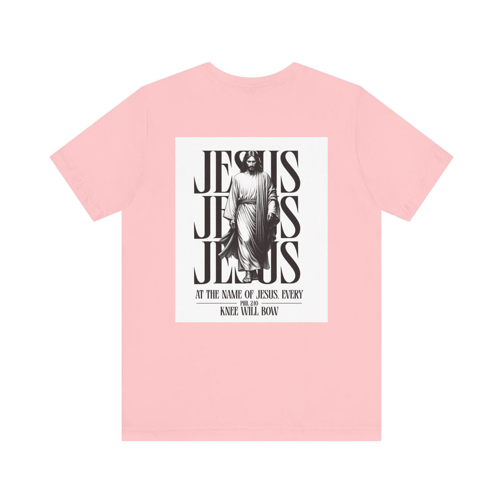 Jesus typography tee | Religious Jesus back graphic tee