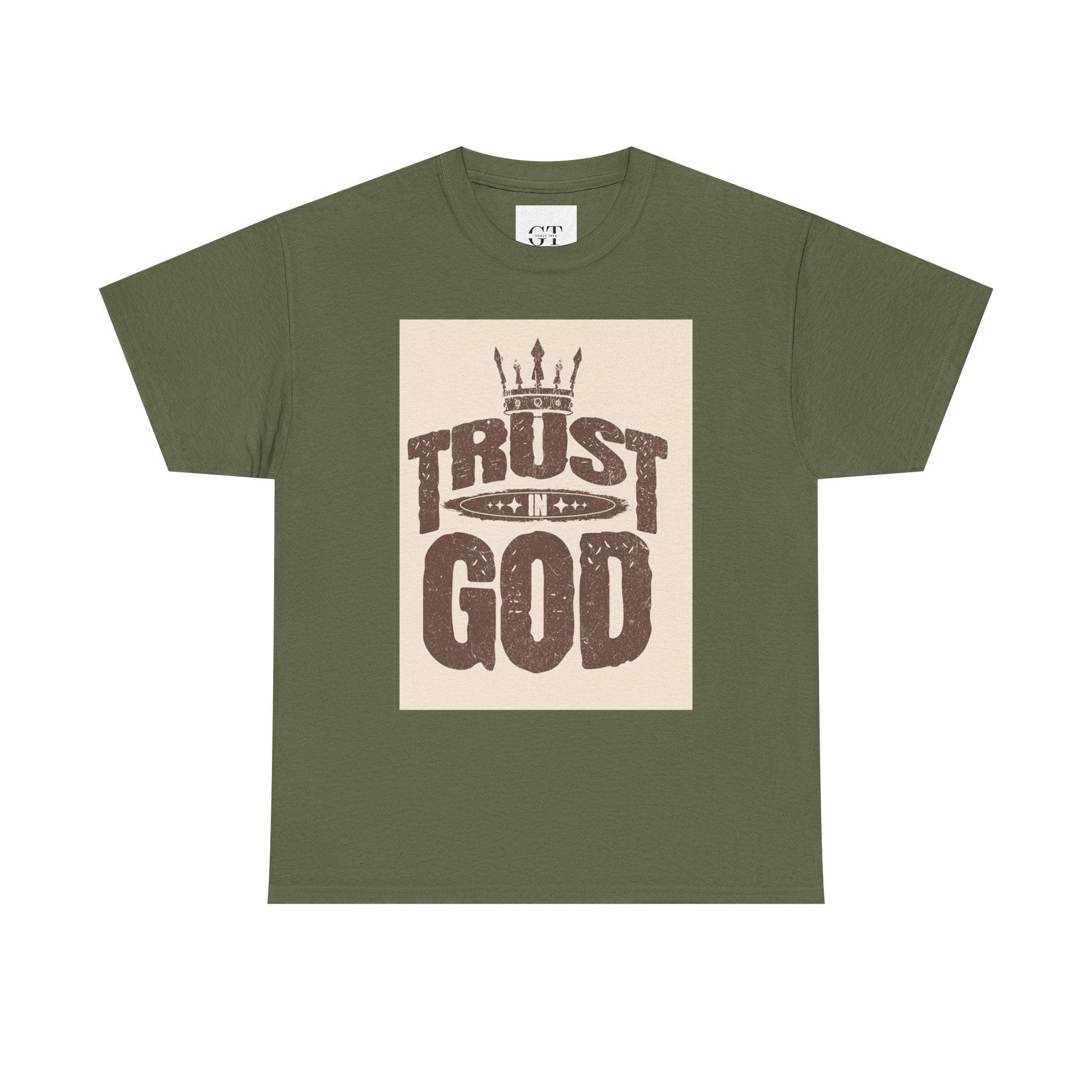 Trust in God T-Shirt | Christian Faith Script Tee