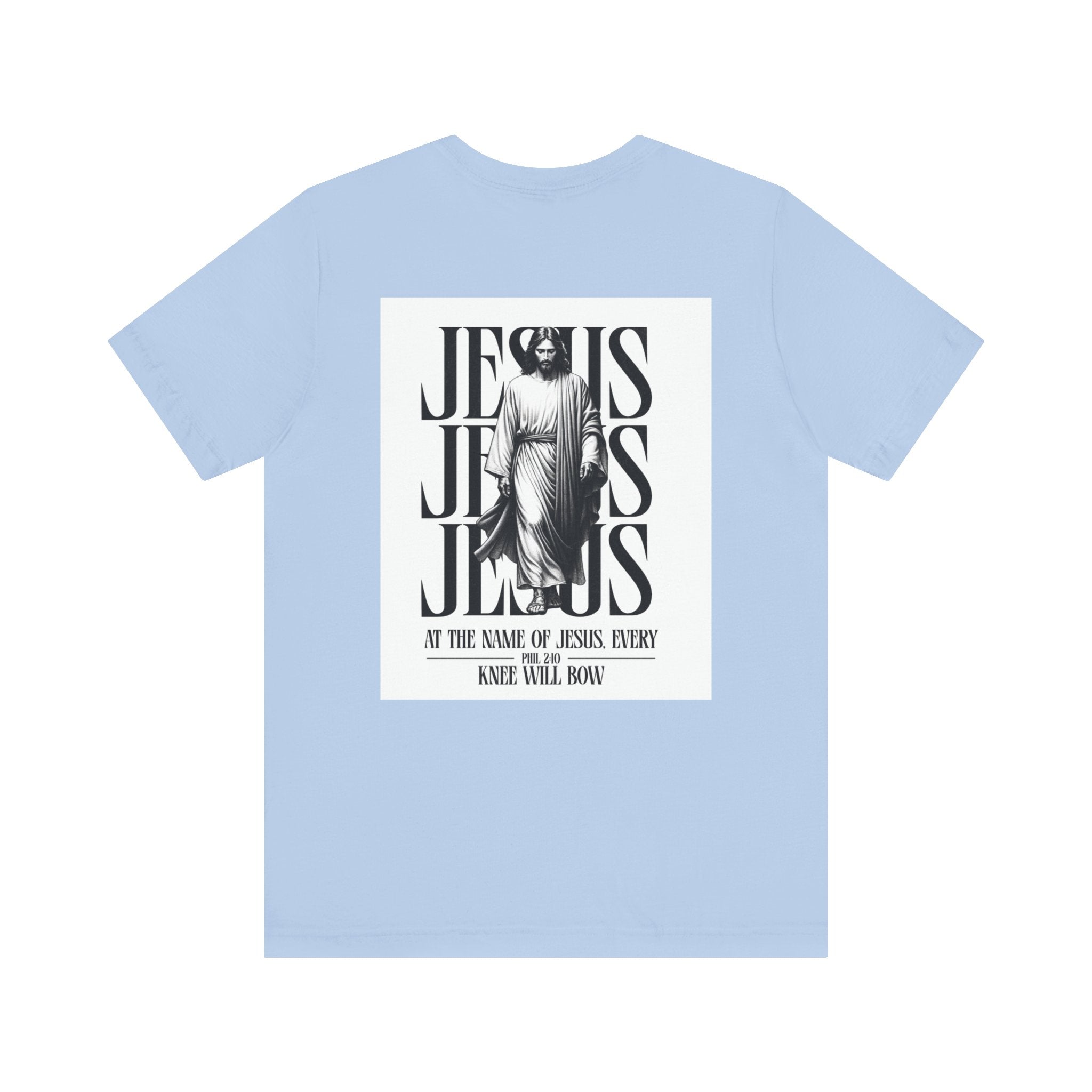 Jesus typography tee | Religious Jesus back graphic tee