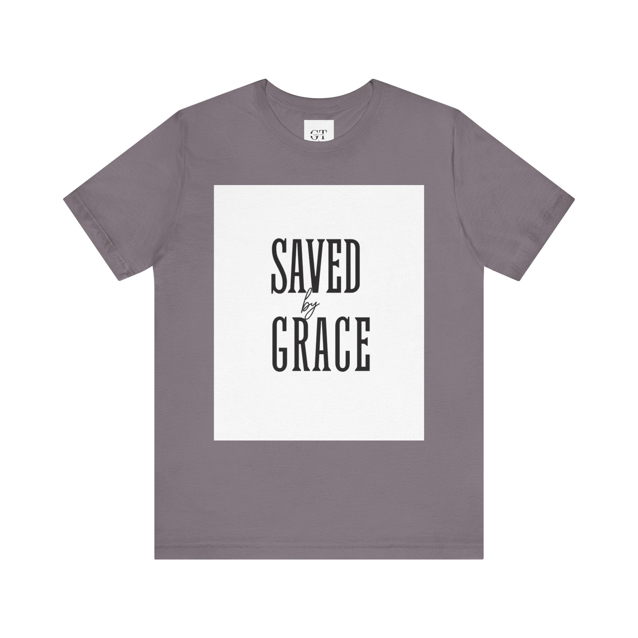 Saved by Grace T-shirt | Christian faith scripture graphic