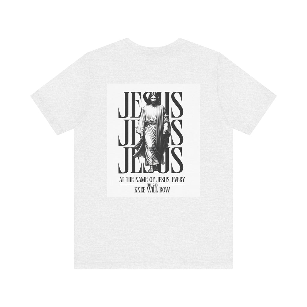 Jesus typography tee | Religious Jesus back graphic tee