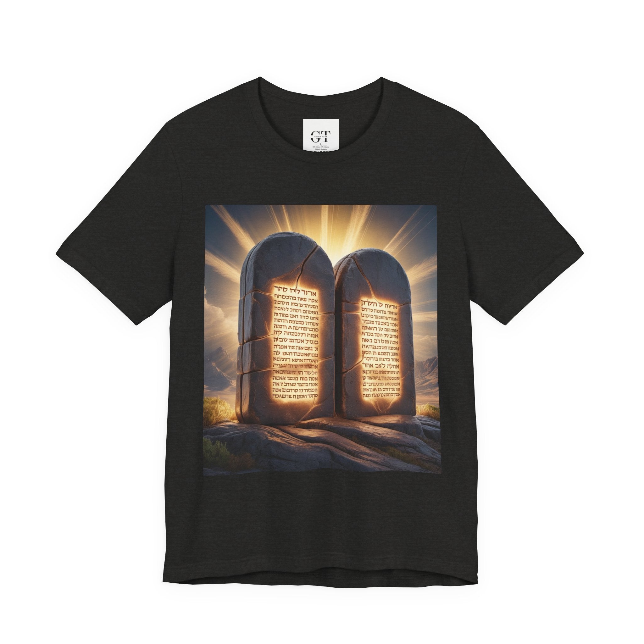 Ten Commandments Tablet T-shirt | Religious Scripture Apparel
