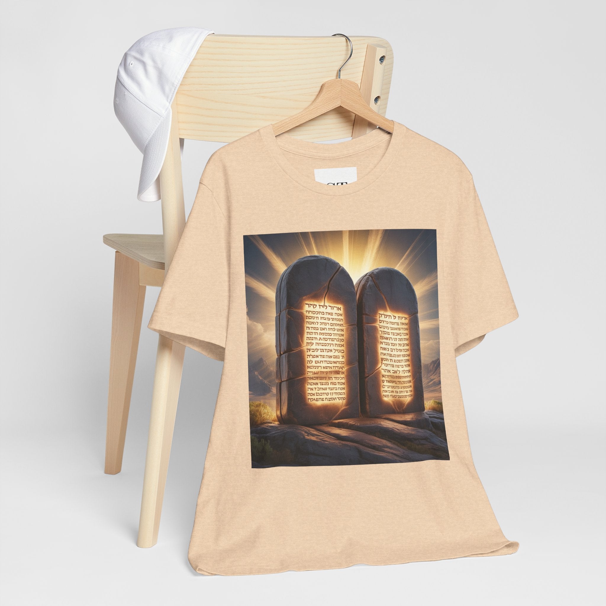 Ten Commandments Tablet T-shirt | Religious Scripture Apparel