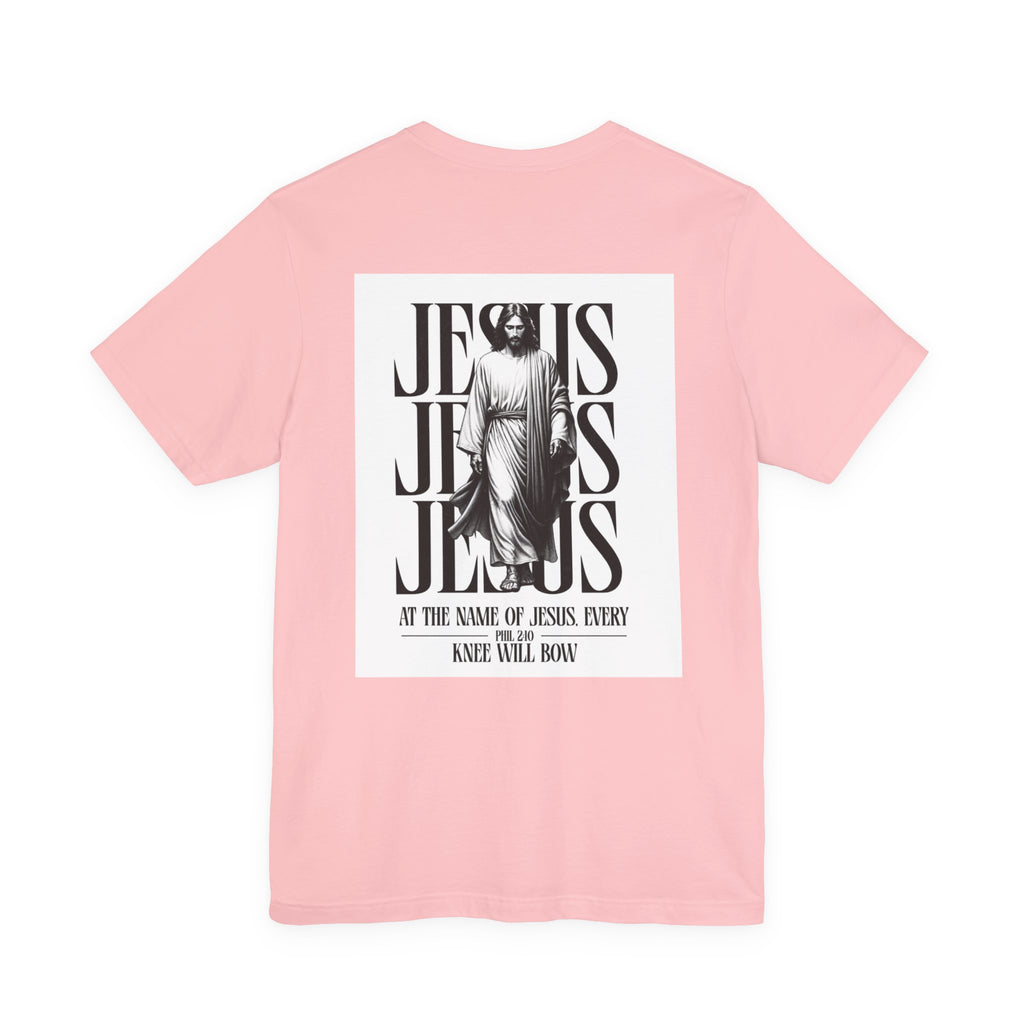 Jesus typography tee | Religious Jesus back graphic tee