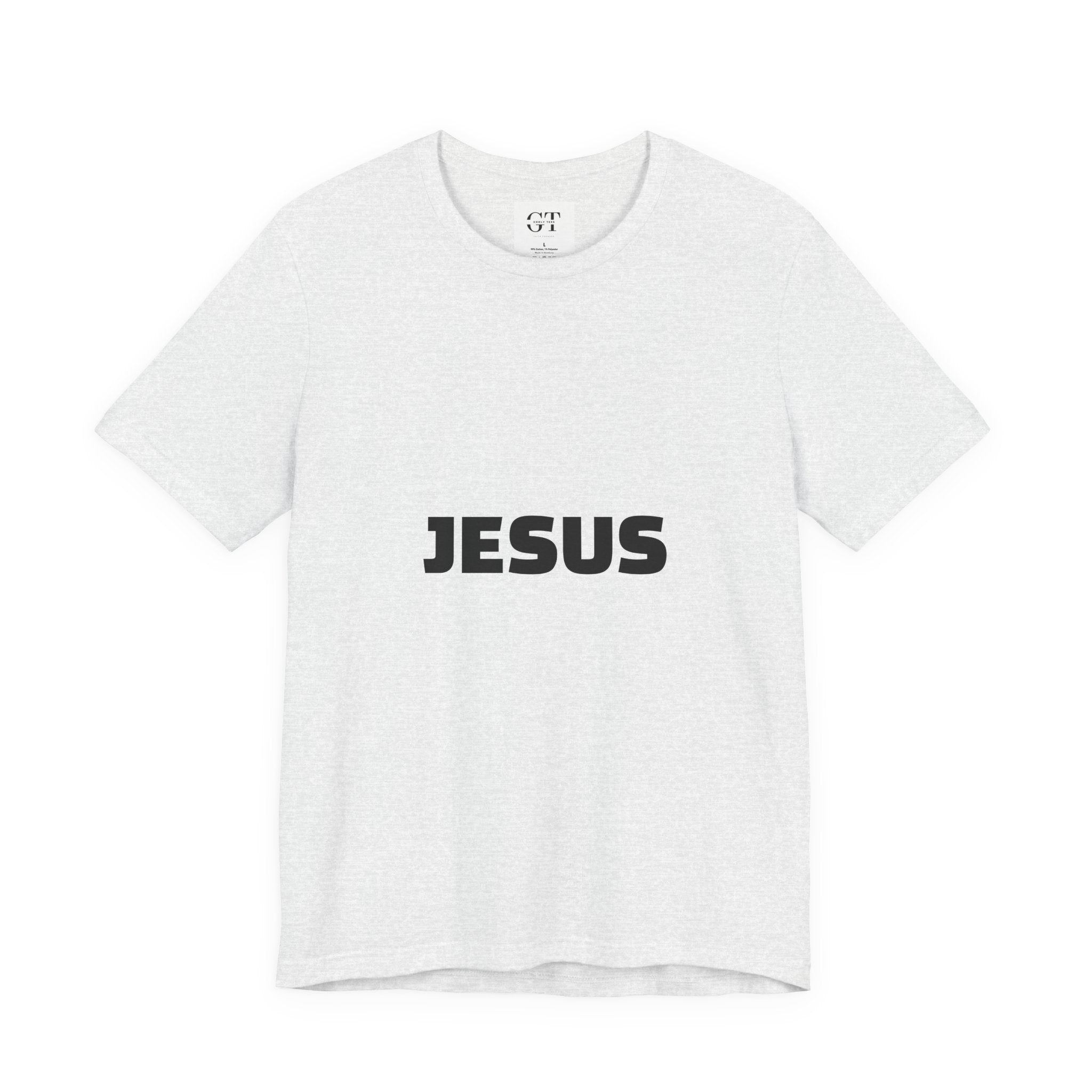 Jesus typography tee | Religious Jesus back graphic tee