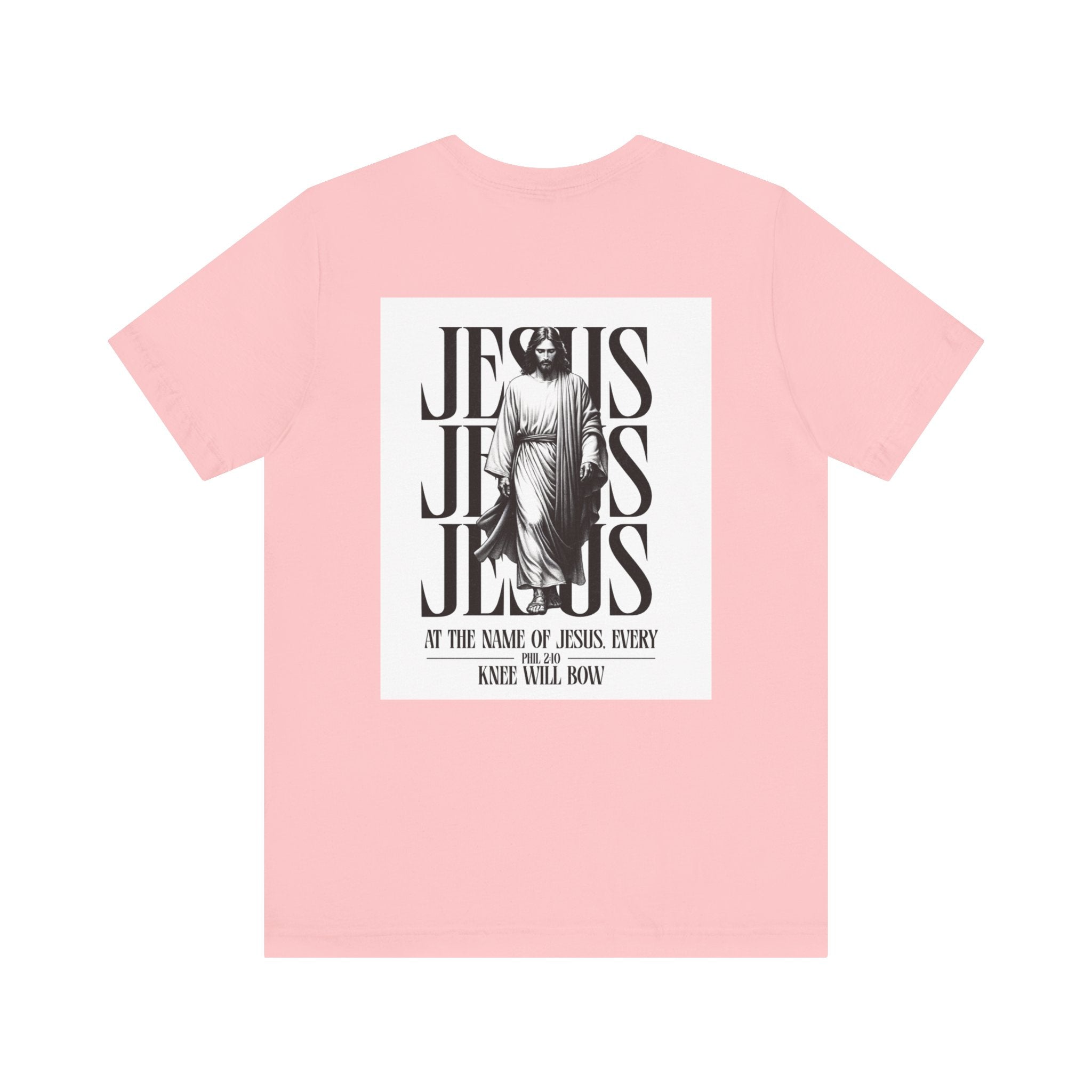 Jesus typography tee | Religious Jesus back graphic tee