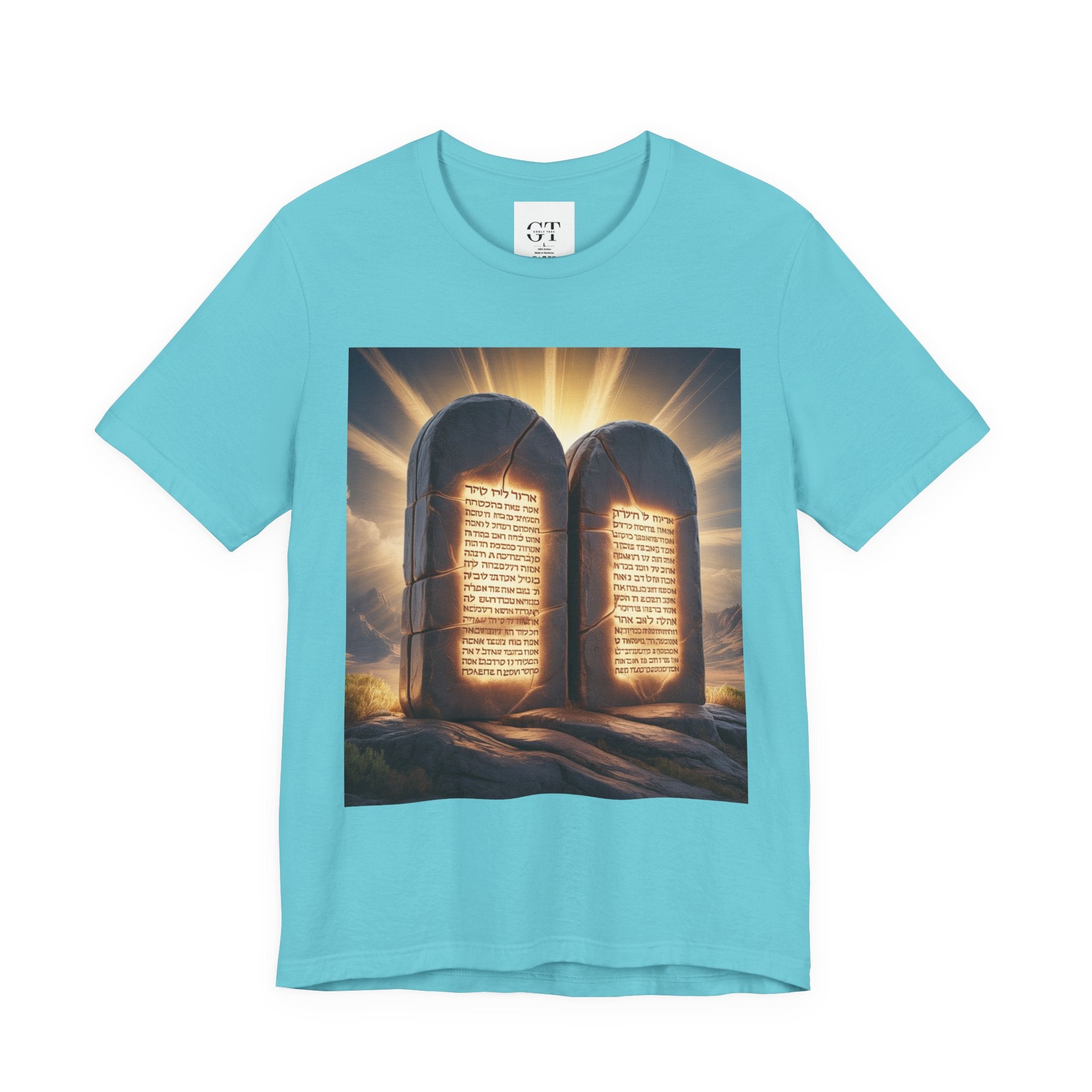 Ten Commandments Tablet T-shirt | Religious Scripture Apparel
