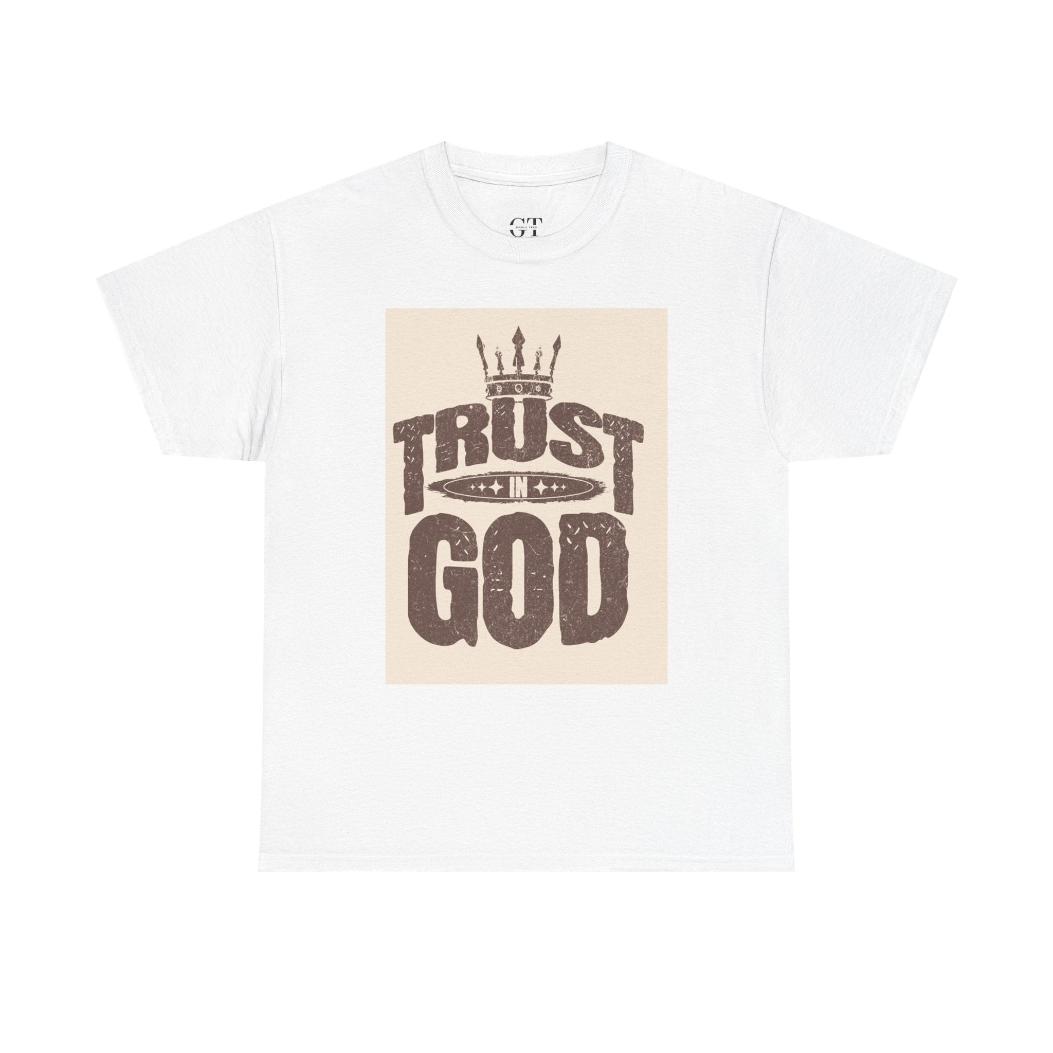 Trust in God T-Shirt | Christian Faith Script Tee