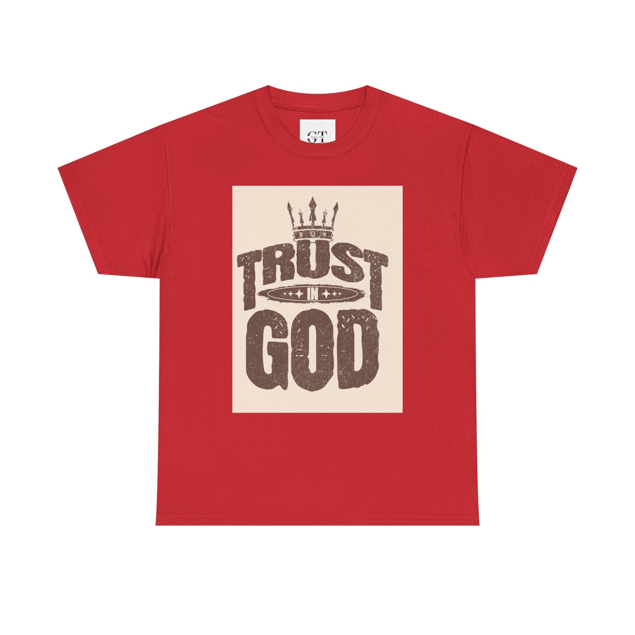 Trust in God T-Shirt | Christian Faith Script Tee