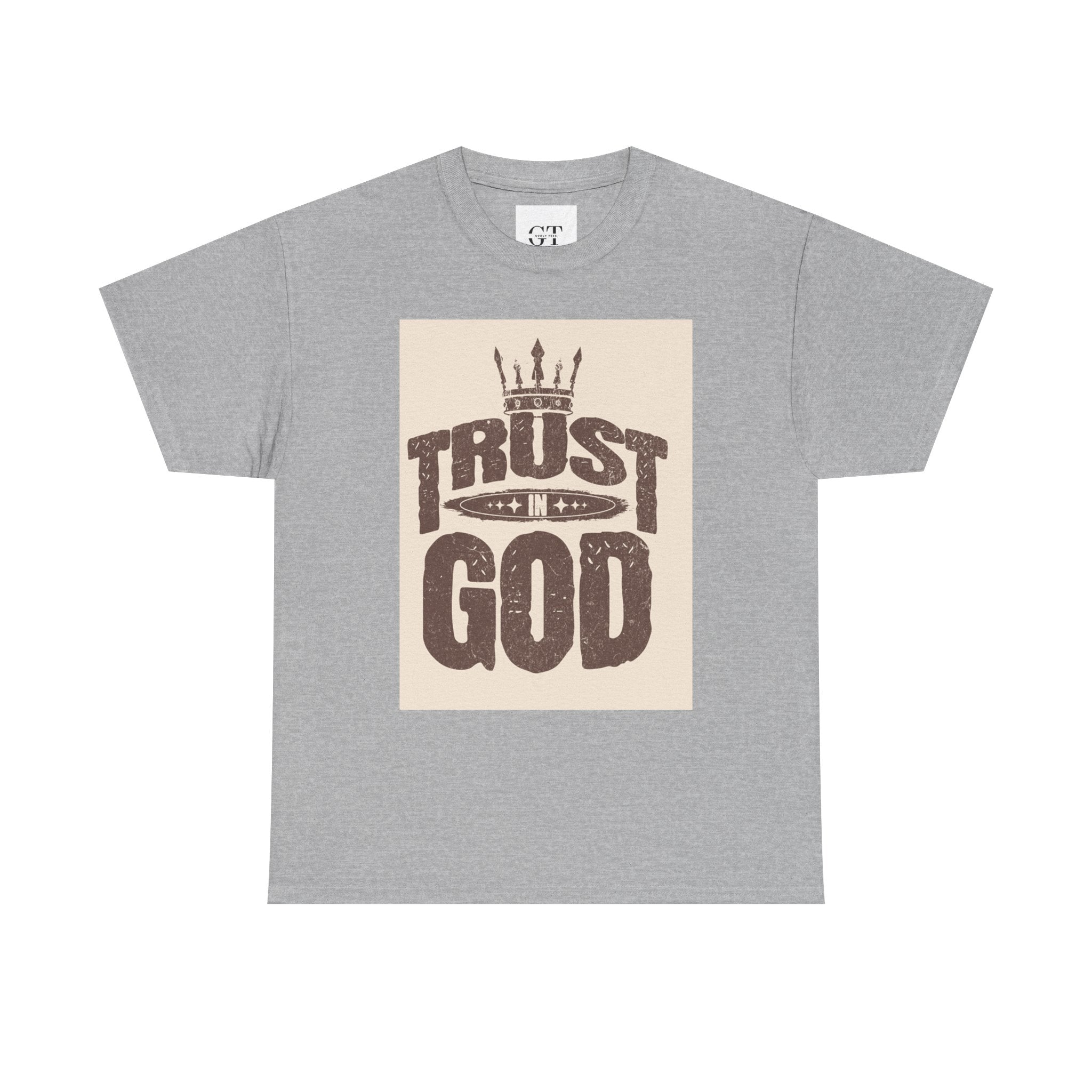 Trust in God T-Shirt | Christian Faith Script Tee