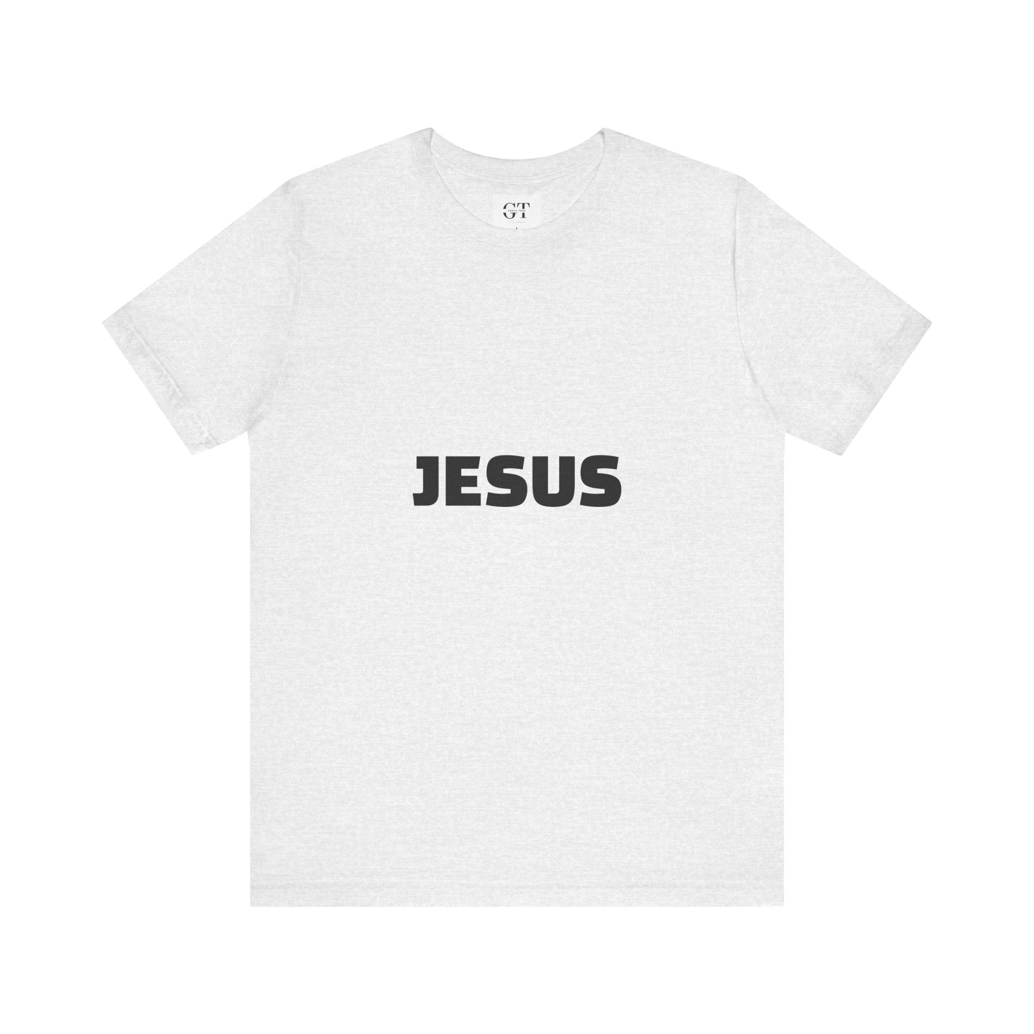 Jesus typography tee | Religious Jesus back graphic tee
