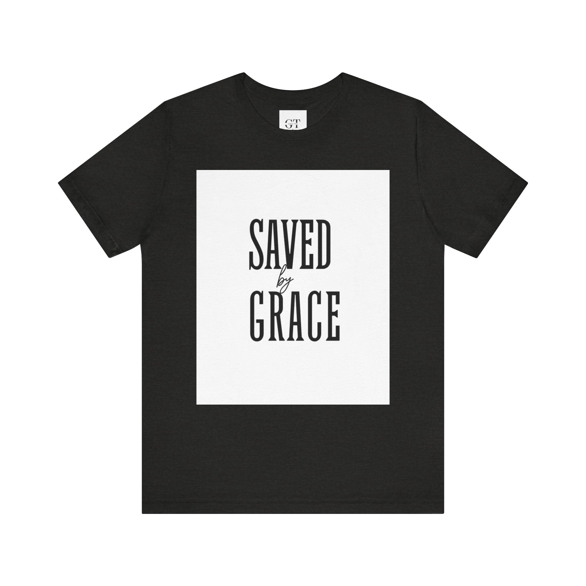 Saved by Grace T-shirt | Christian faith scripture graphic