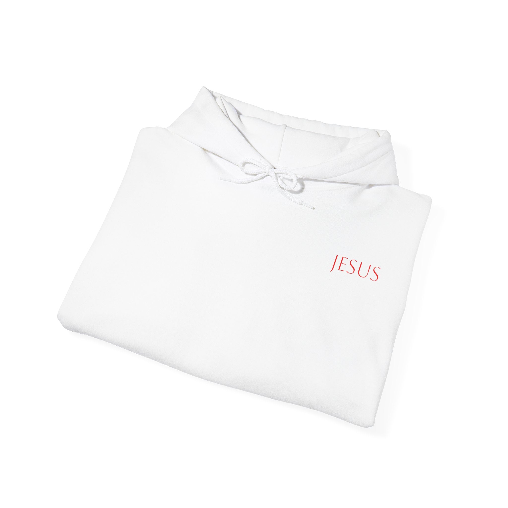 Jesus Hoodie | Religious Graphic Pullover, Back Prayer Design