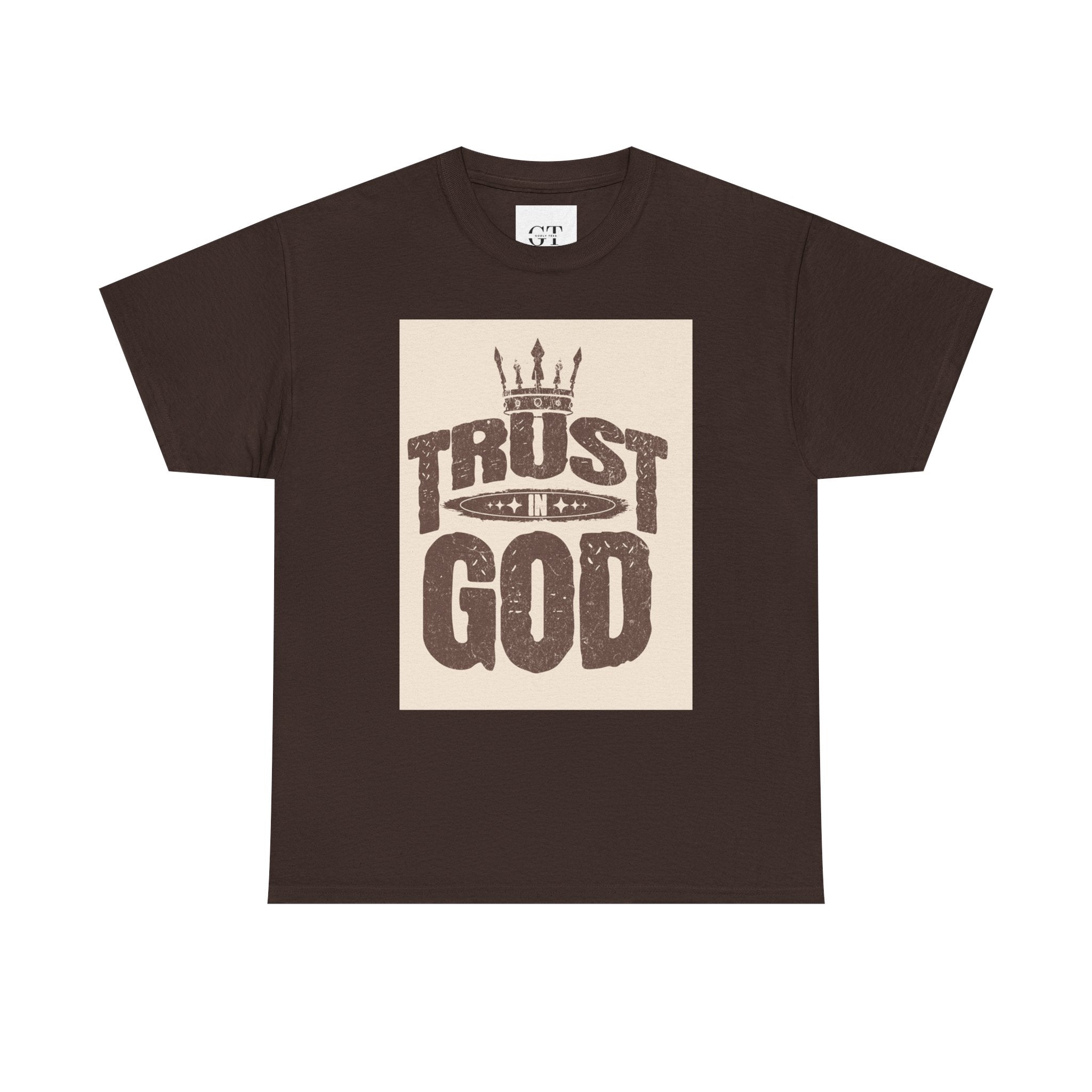 Trust in God T-Shirt | Christian Faith Script Tee