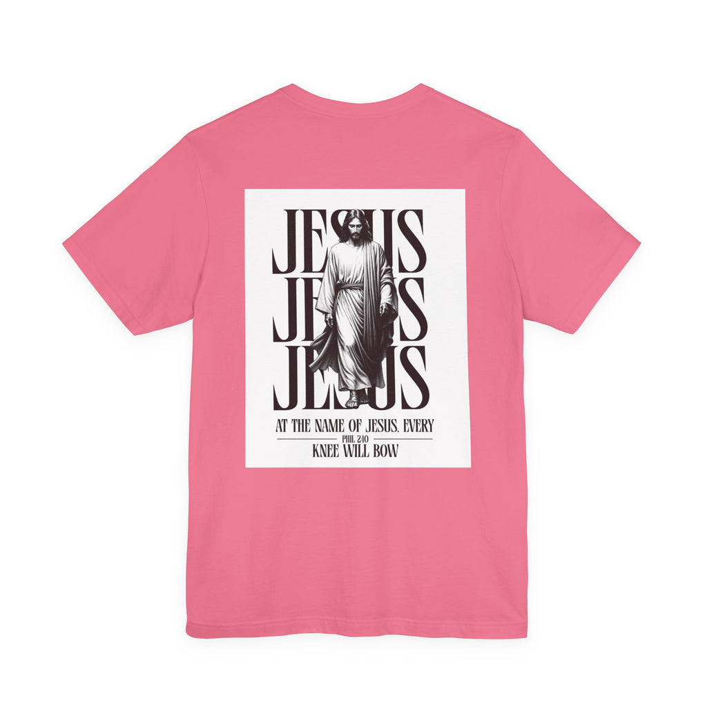 Jesus typography tee | Religious Jesus back graphic tee