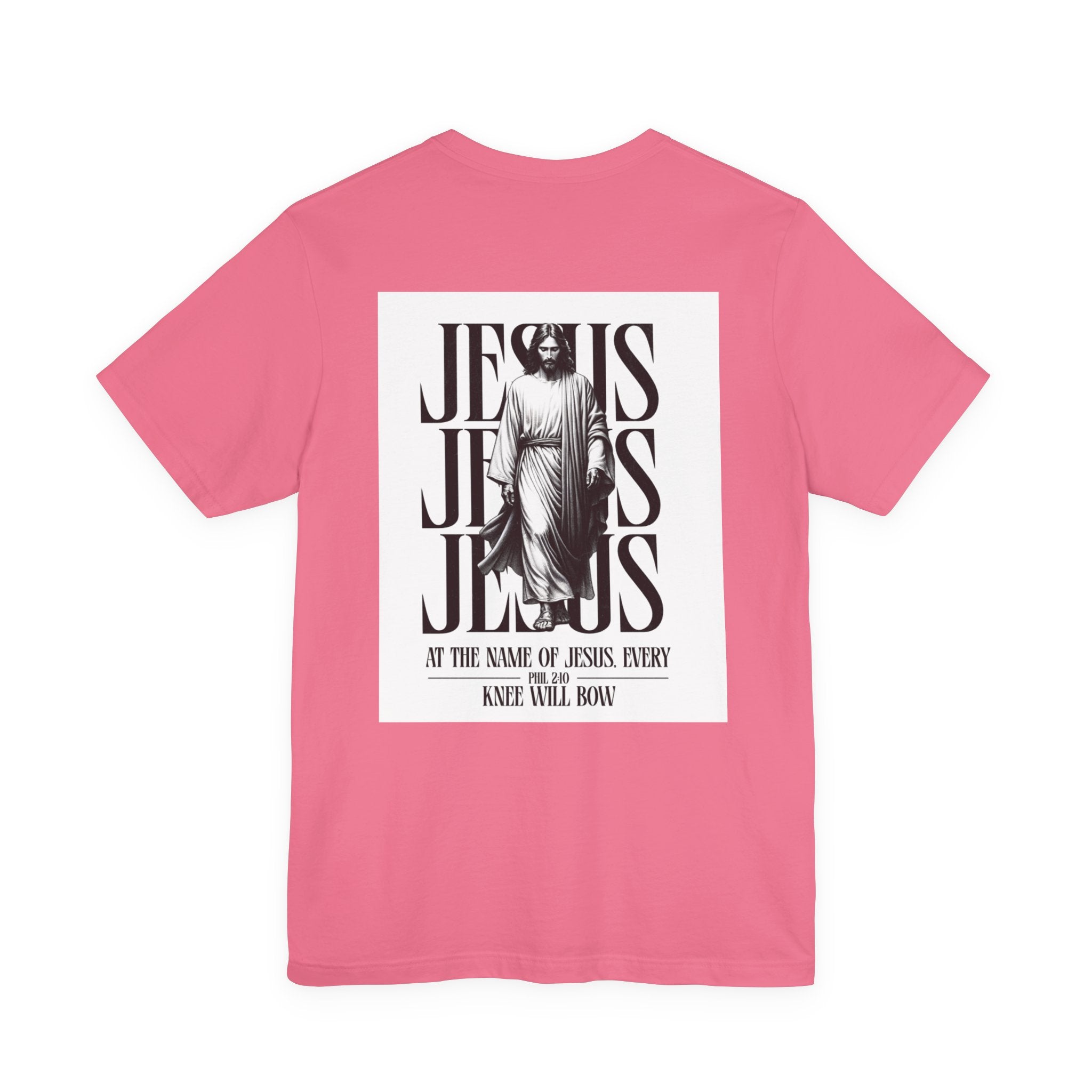 Jesus typography tee | Religious Jesus back graphic tee
