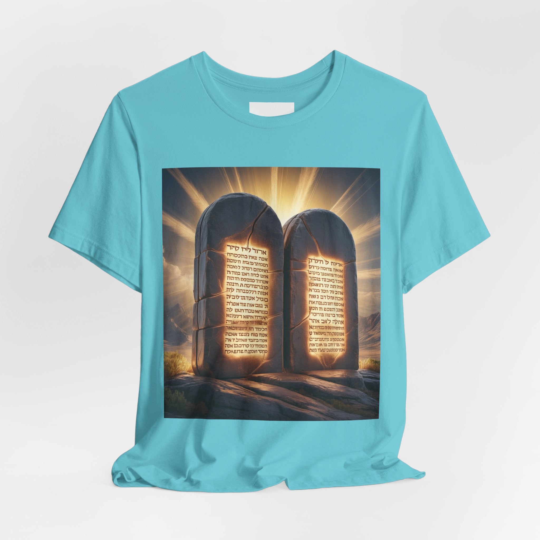 Ten Commandments Tablet T-shirt | Religious Scripture Apparel