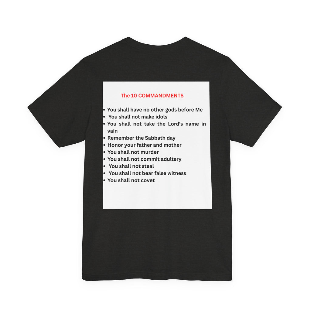 Ten Commandments Tablet T-shirt | Religious Scripture Apparel