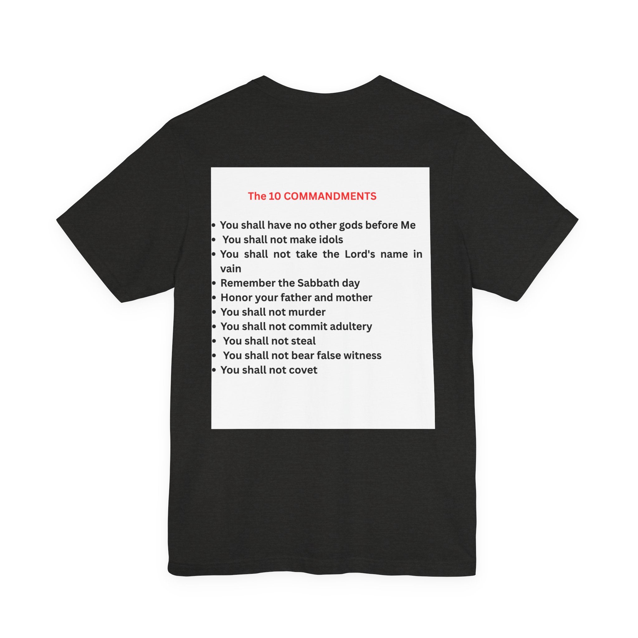 Ten Commandments Tablet T-shirt | Religious Scripture Apparel