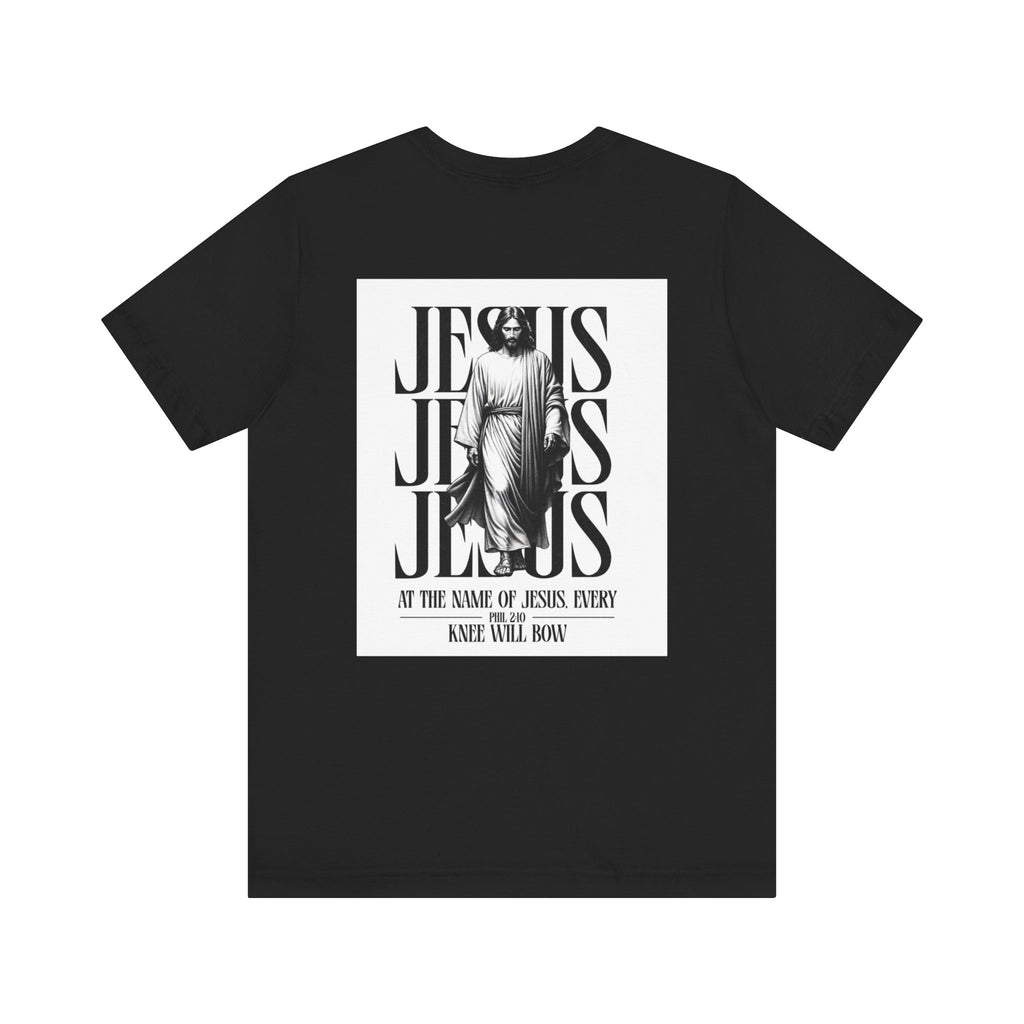 Jesus typography tee | Religious Jesus back graphic tee