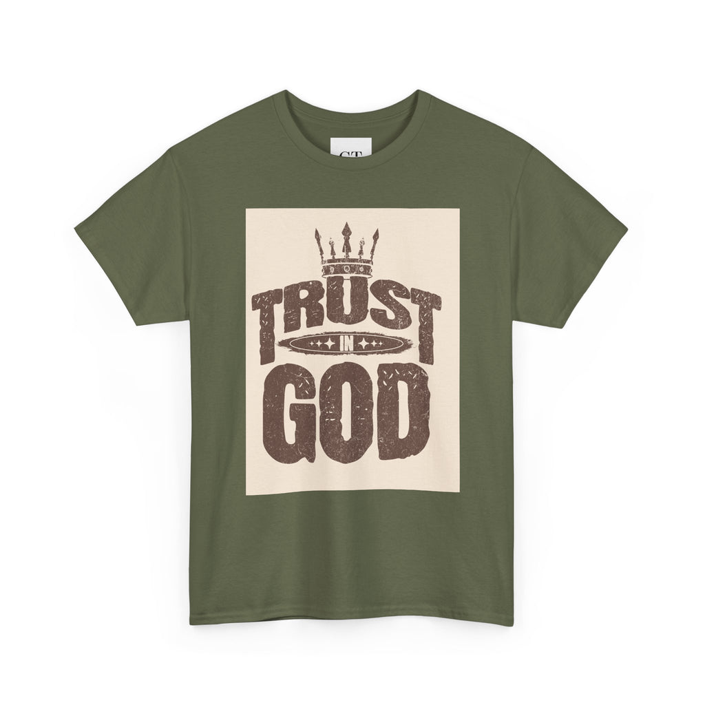Trust in God T-Shirt | Christian Faith Script Tee