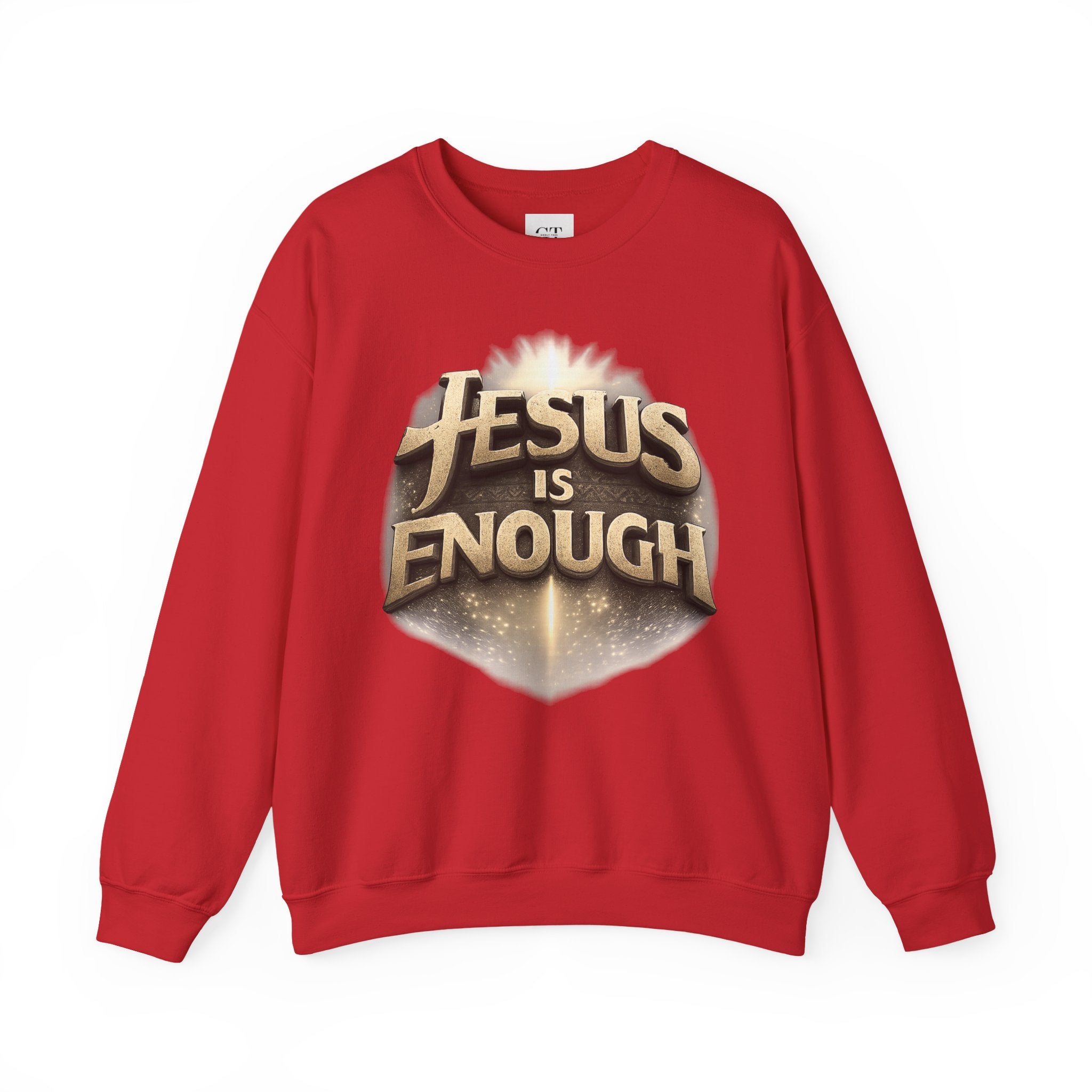 Jesus Is Enough Crewneck Sweatshirt — Faith-Based Christian Pullover
