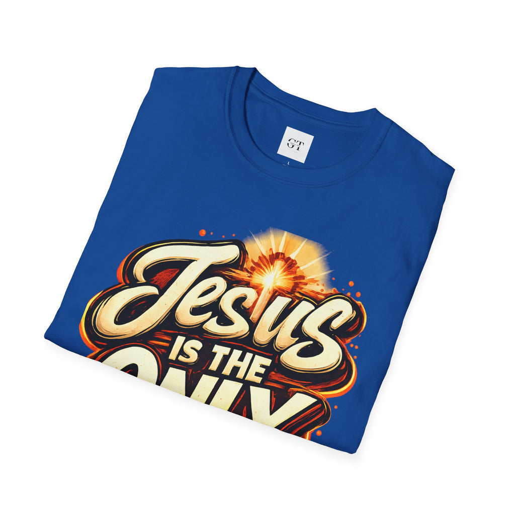 Jesus Is The Only Way" Bold Gospel Tee