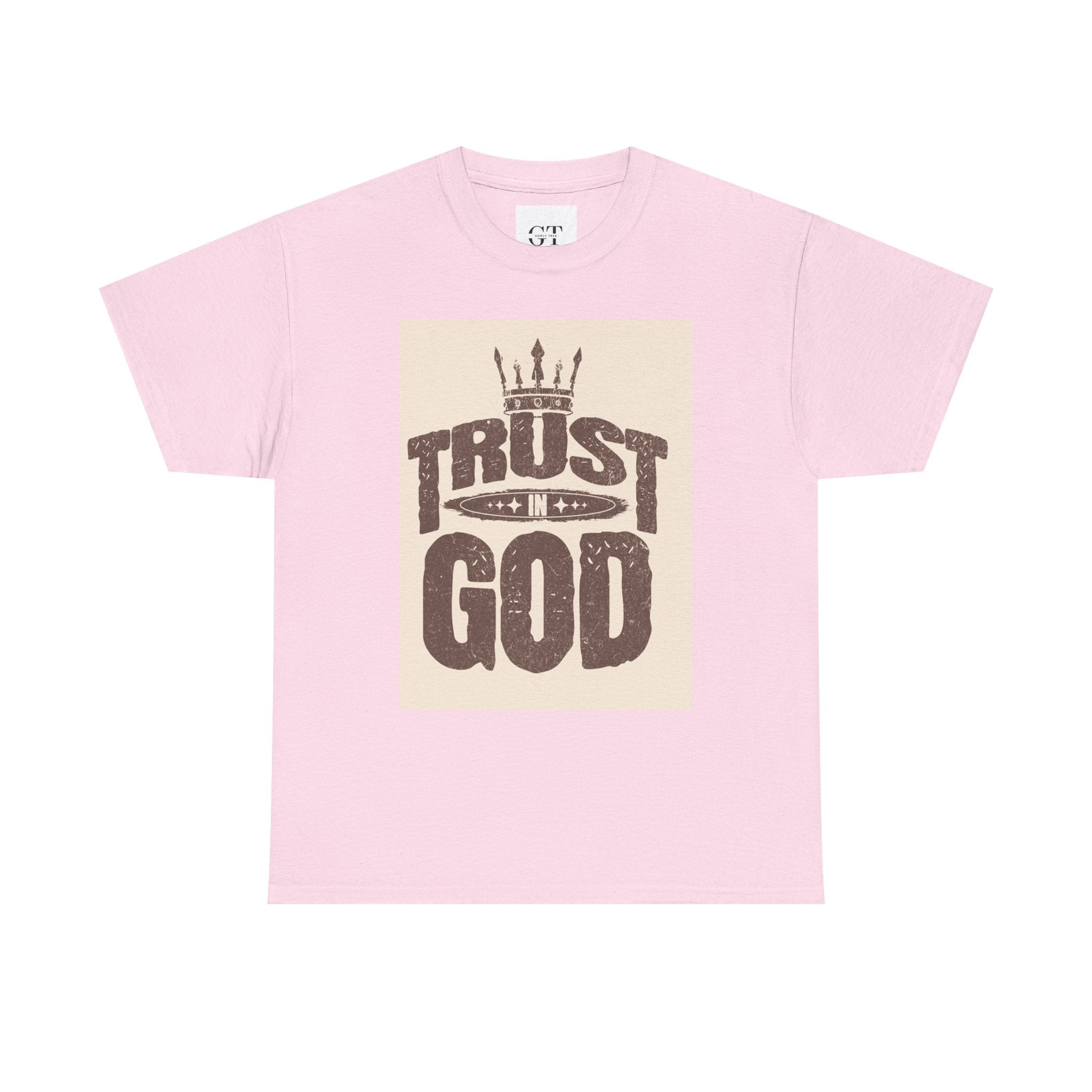 Trust in God T-Shirt | Christian Faith Script Tee