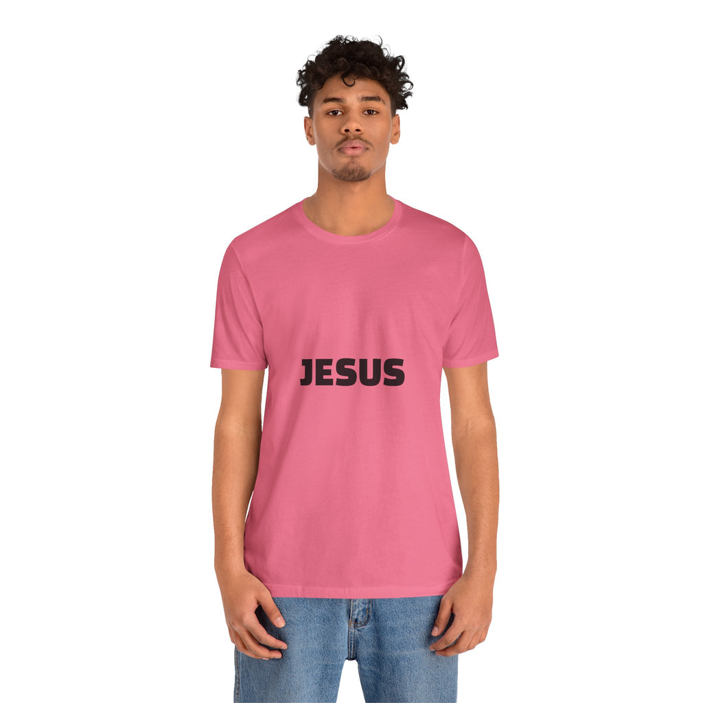 Jesus typography tee | Religious Jesus back graphic tee