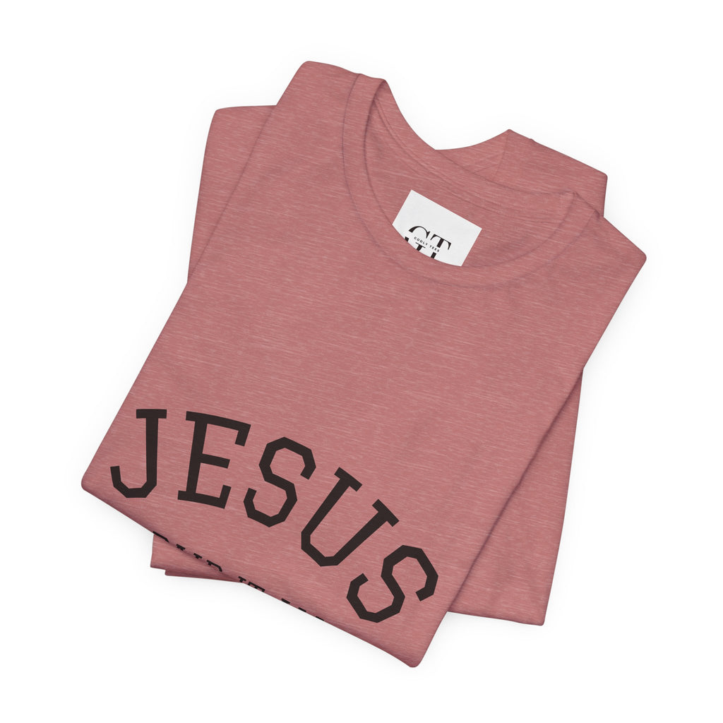 Jesus Paid It All Tee — Christian Faith Graphic T-Shirt (Receipt Back Print)