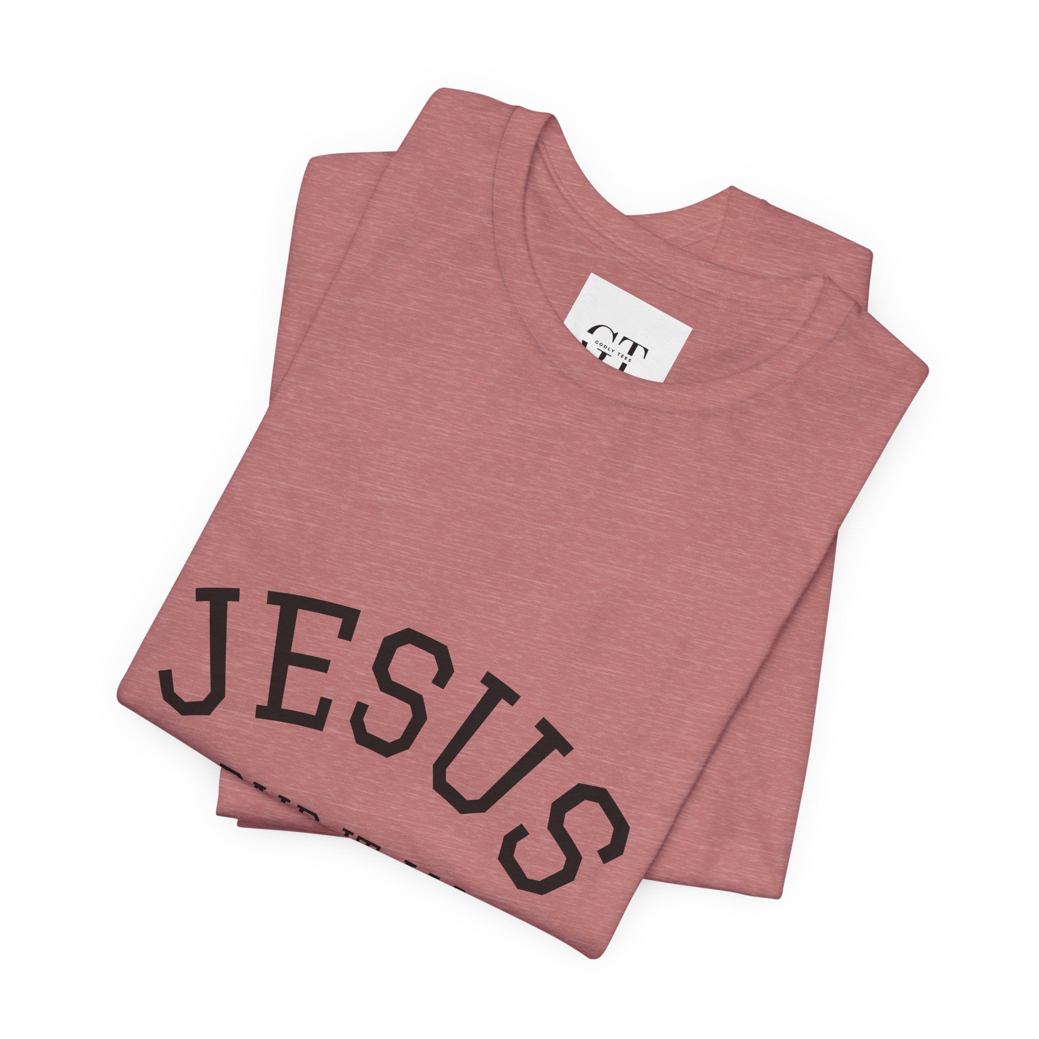 Jesus Paid It All Tee — Christian Faith Graphic T-Shirt (Receipt Back Print)